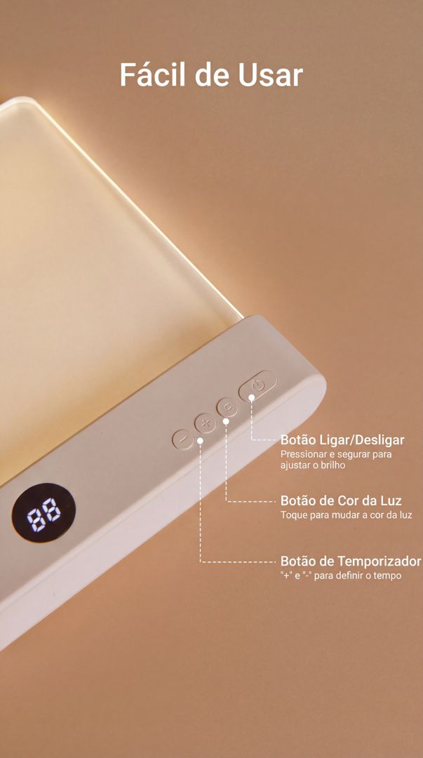 Iluminador Portátil de Leitura